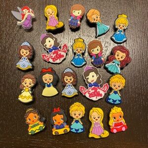 Princess Croc Charms